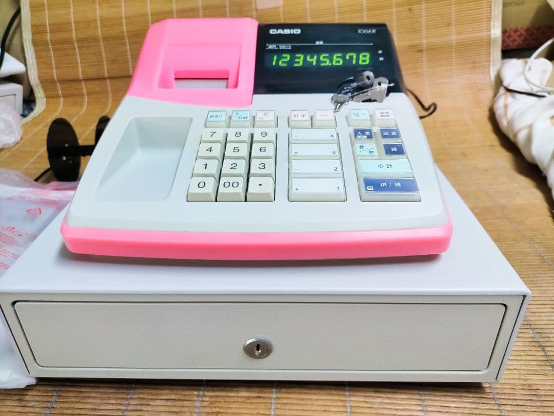 カシオレジスター　106ER　簡単便利特殊　送料込　291194