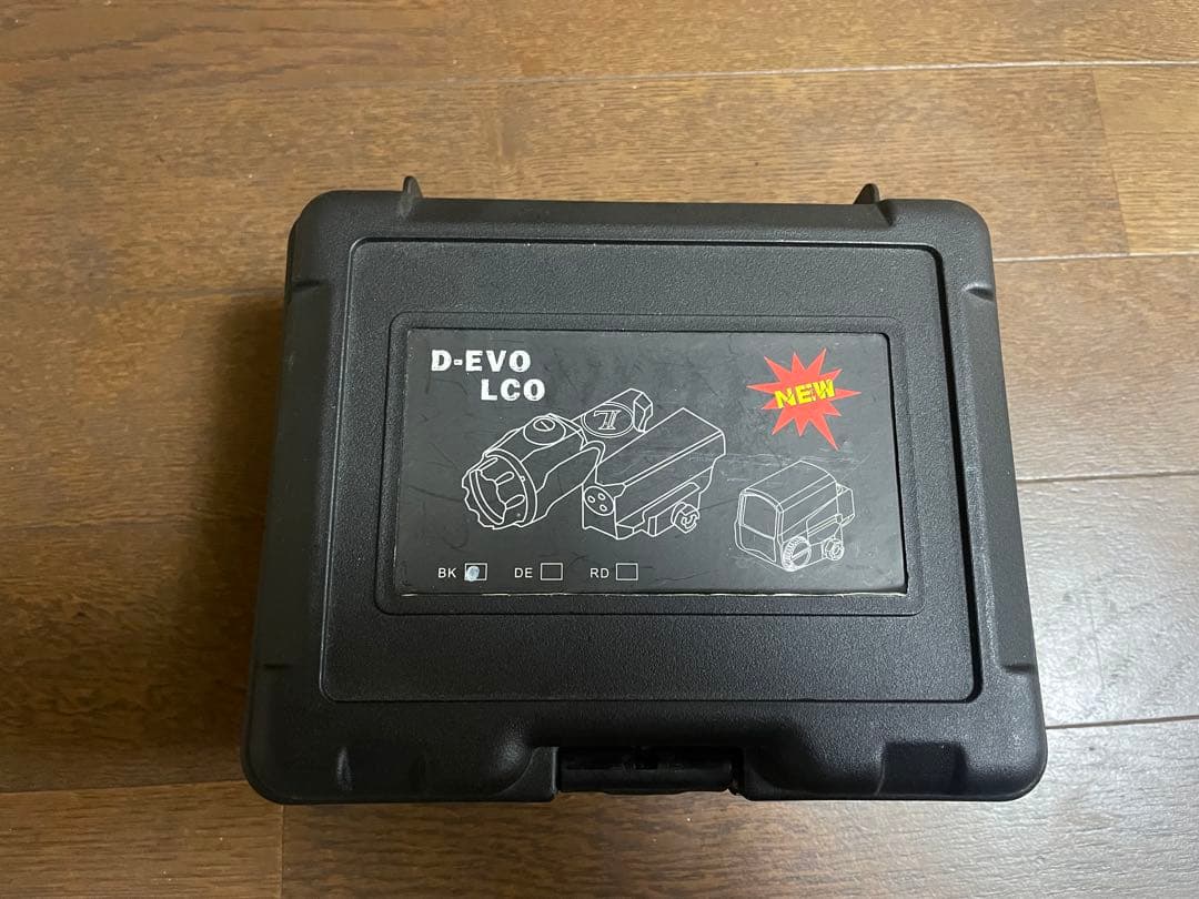 D-EVO LCO ドットサイト スコープ　ケース テスト電池付き