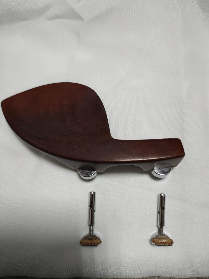 最高級柘植 イタリア製 テールピース 顎当てセット