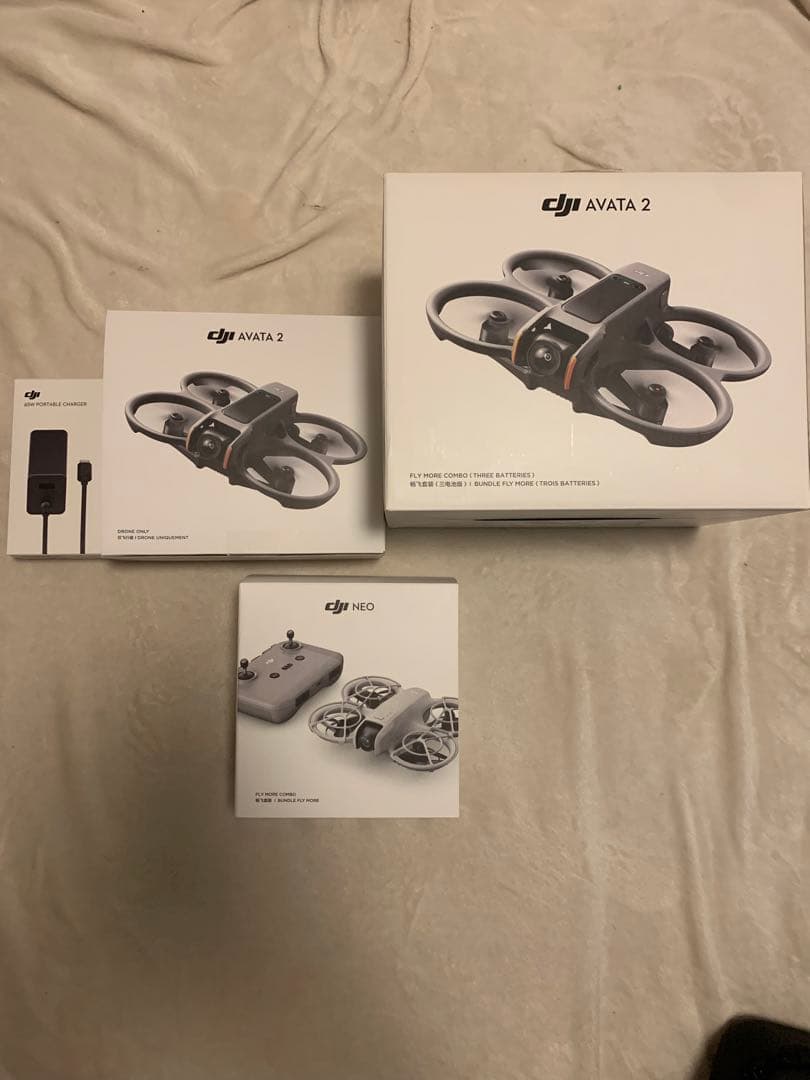 DJI Avata 2 DJI neo 急速充電器付きフルセット