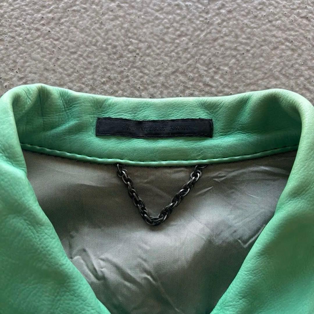 ジャケット・アウター The Viridi-anne calf skin zip riders