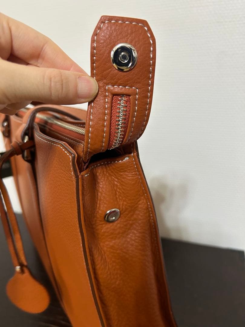 新品未使用✴︎ソメス✴︎ライトブラウンレザー ビジネスバック 男女兼用