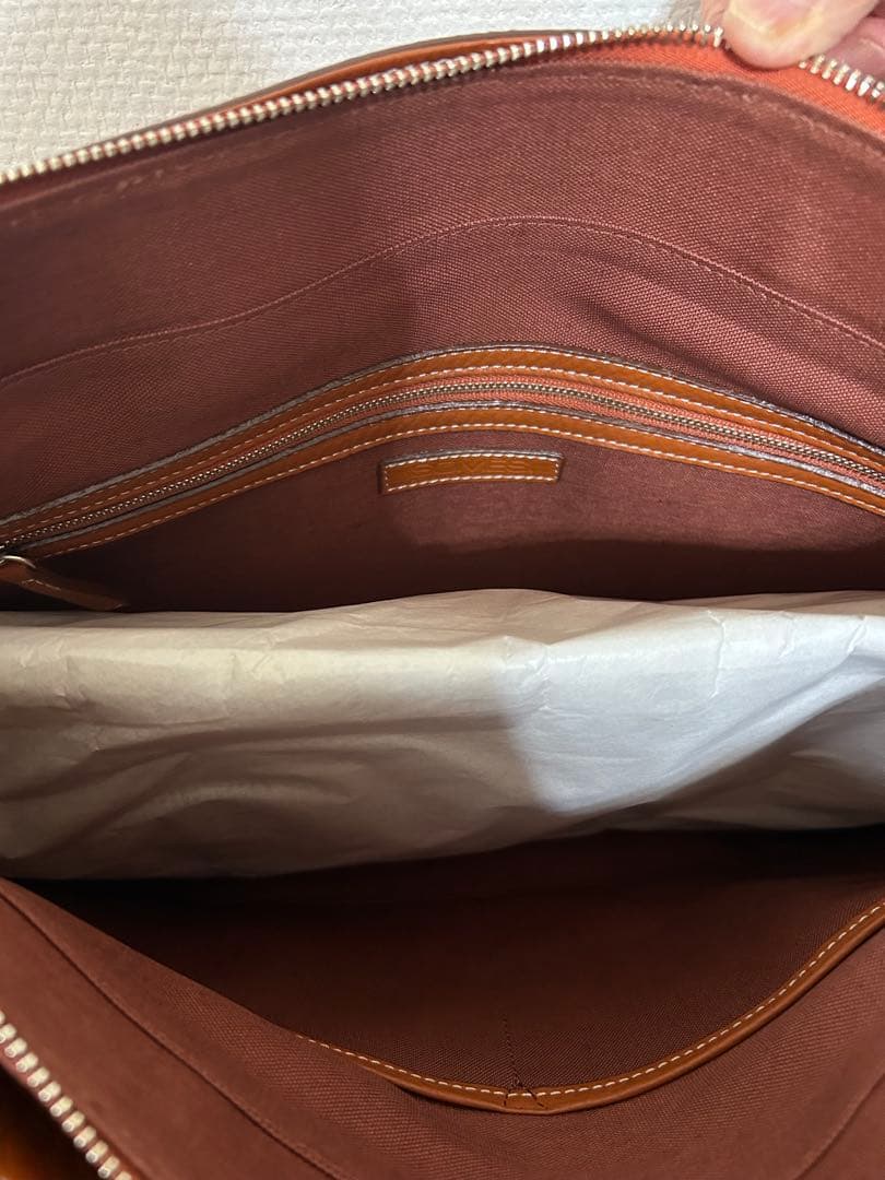 新品未使用✴︎ソメス✴︎ライトブラウンレザー ビジネスバック 男女兼用