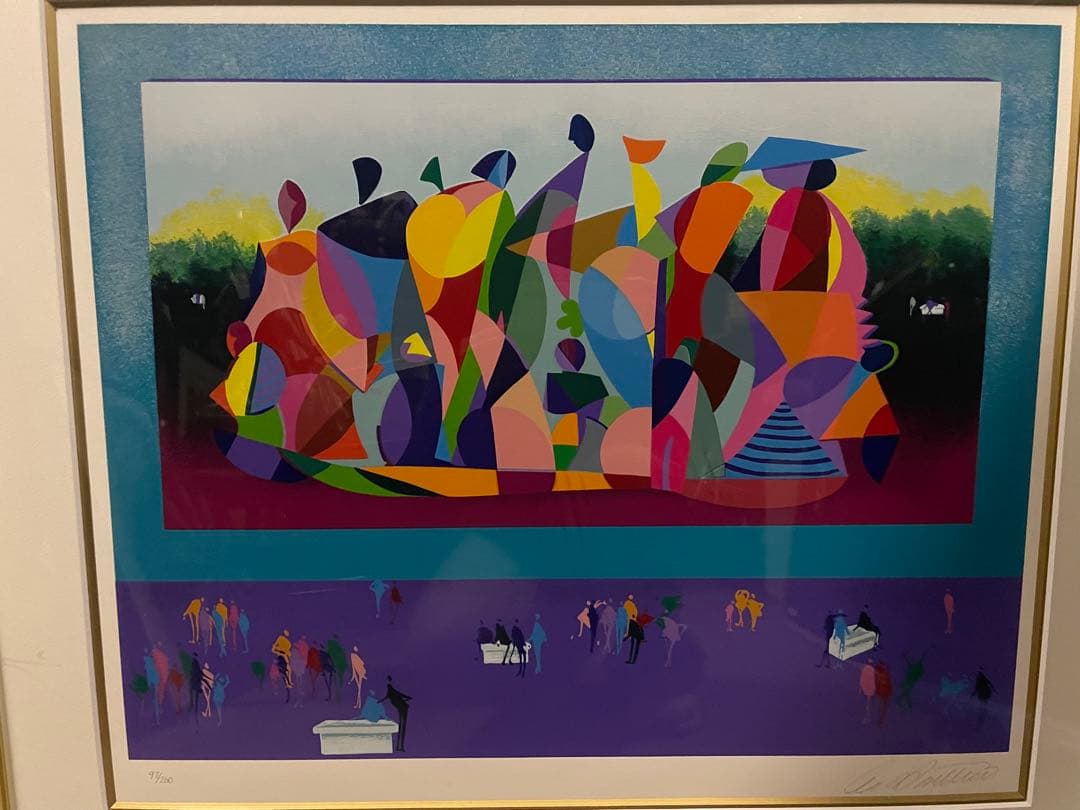 レオ・パシリコ　作品名《ファミリーポートレイト》 リトグラフ　NO.97/200