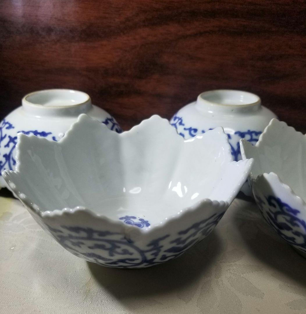 伊万里染め付けヴィンテージ小鉢5客です