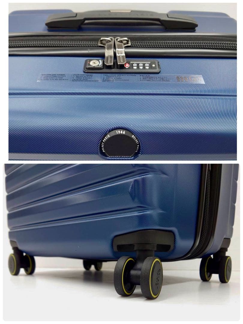 Delsey Helium Edge スーツケース 2個 ネイビー デルセー