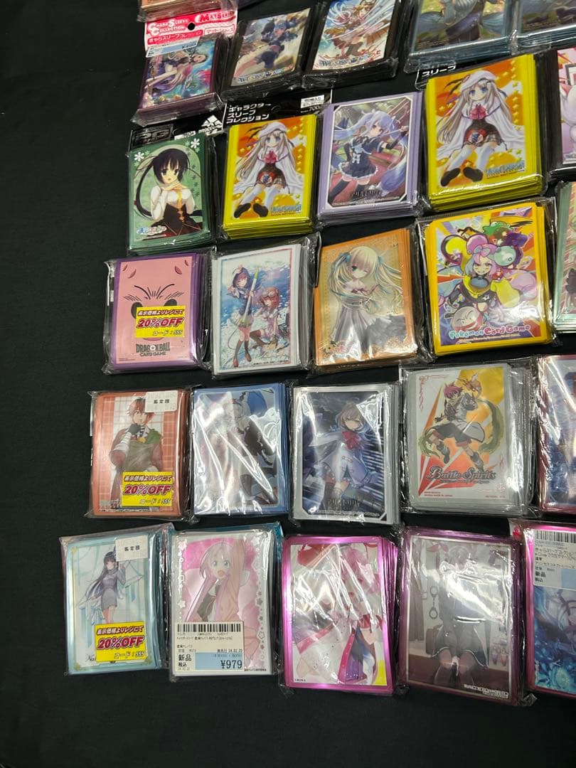 キャラスリーブ　ケース等　超大量まとめ売り　未使用多数　195点以上