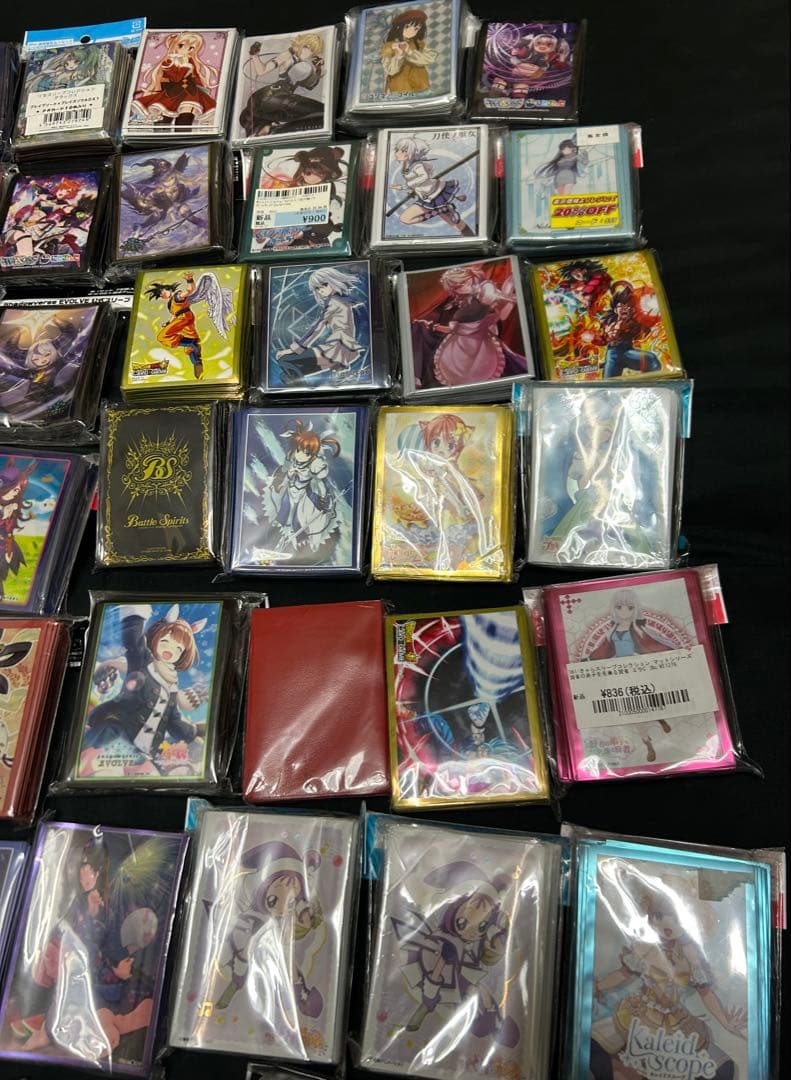 キャラスリーブ　ケース等　超大量まとめ売り　未使用多数　195点以上