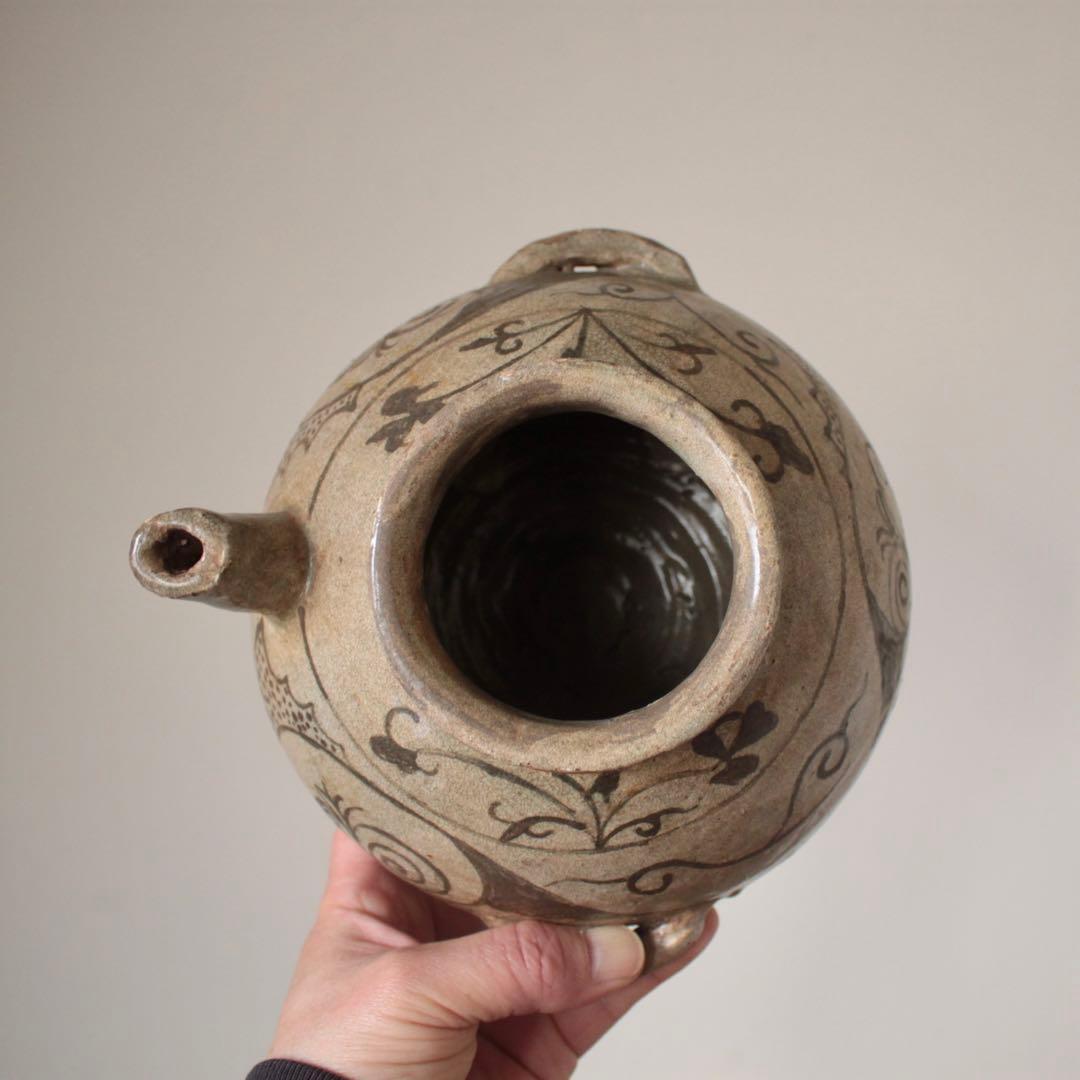 鉄絵 刷毛目 祭器形 片口 水注 古美術 朝鮮美術 古道具 アンティーク