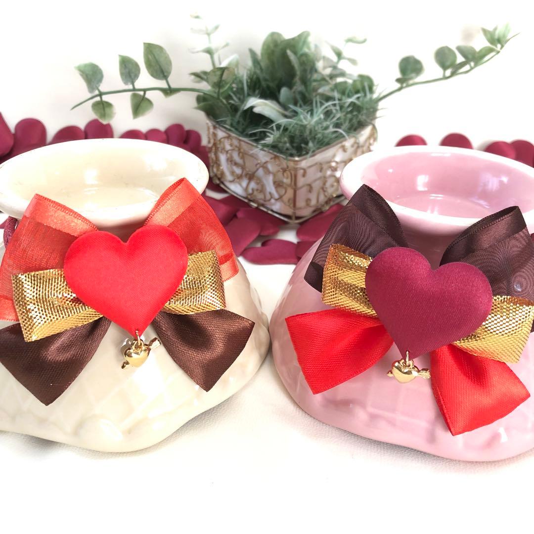 １セット限定❤️バレンタインハートリボンセット❤️【２０本】トリミングチョーカー
