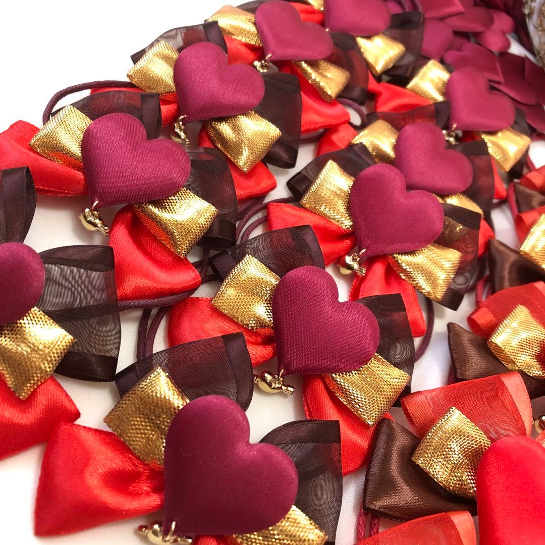 １セット限定❤️バレンタインハートリボンセット❤️【２０本】トリミングチョーカー