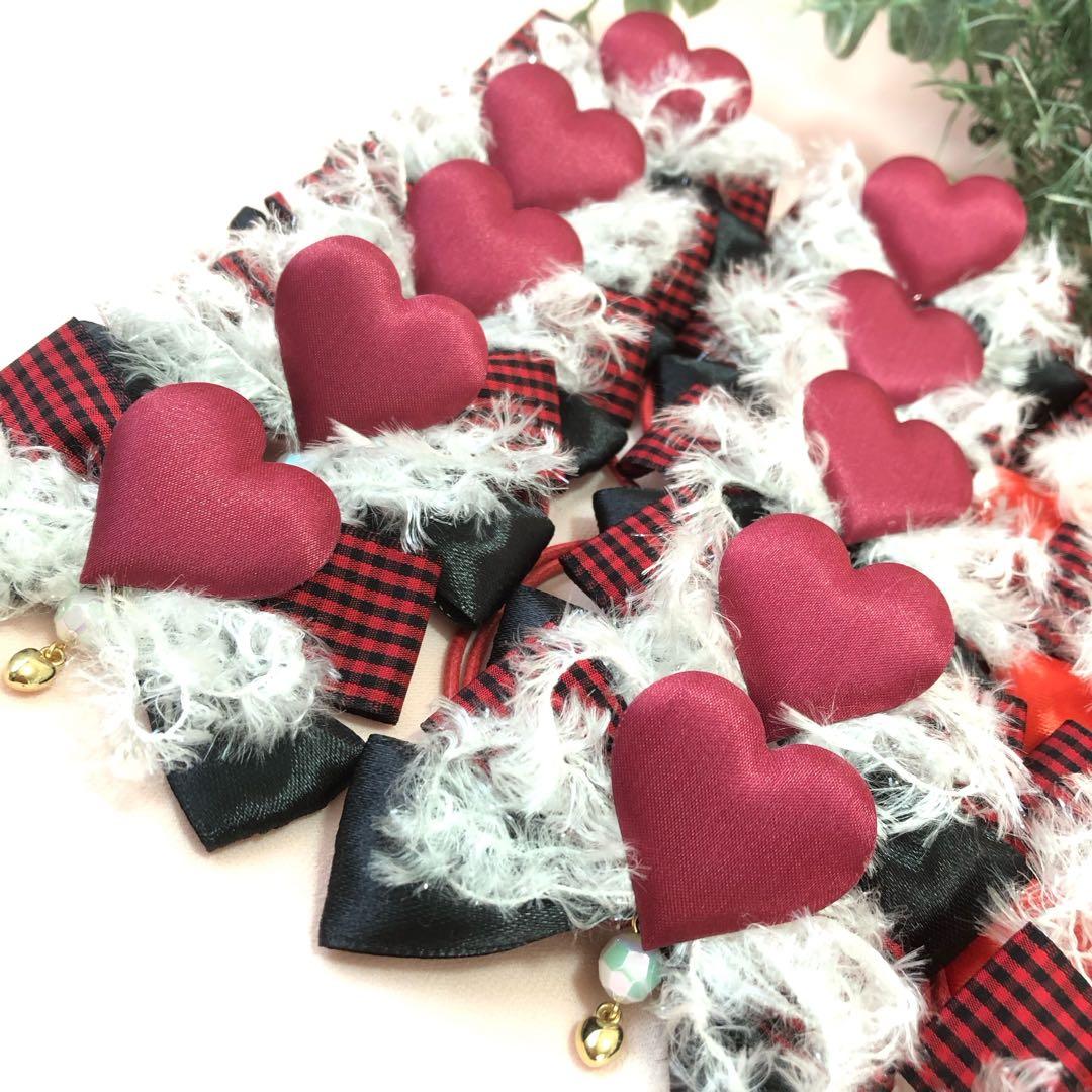 １セット限定❤️バレンタインハートリボンセット❤️【２０本】トリミングチョーカー