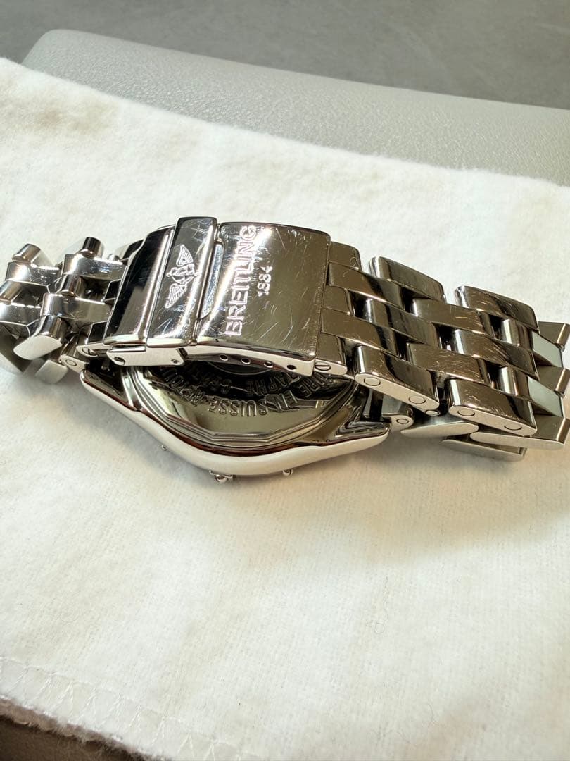 オーバーホール済 ブライトリング A35312 シャドウフライバッククロノグラフ