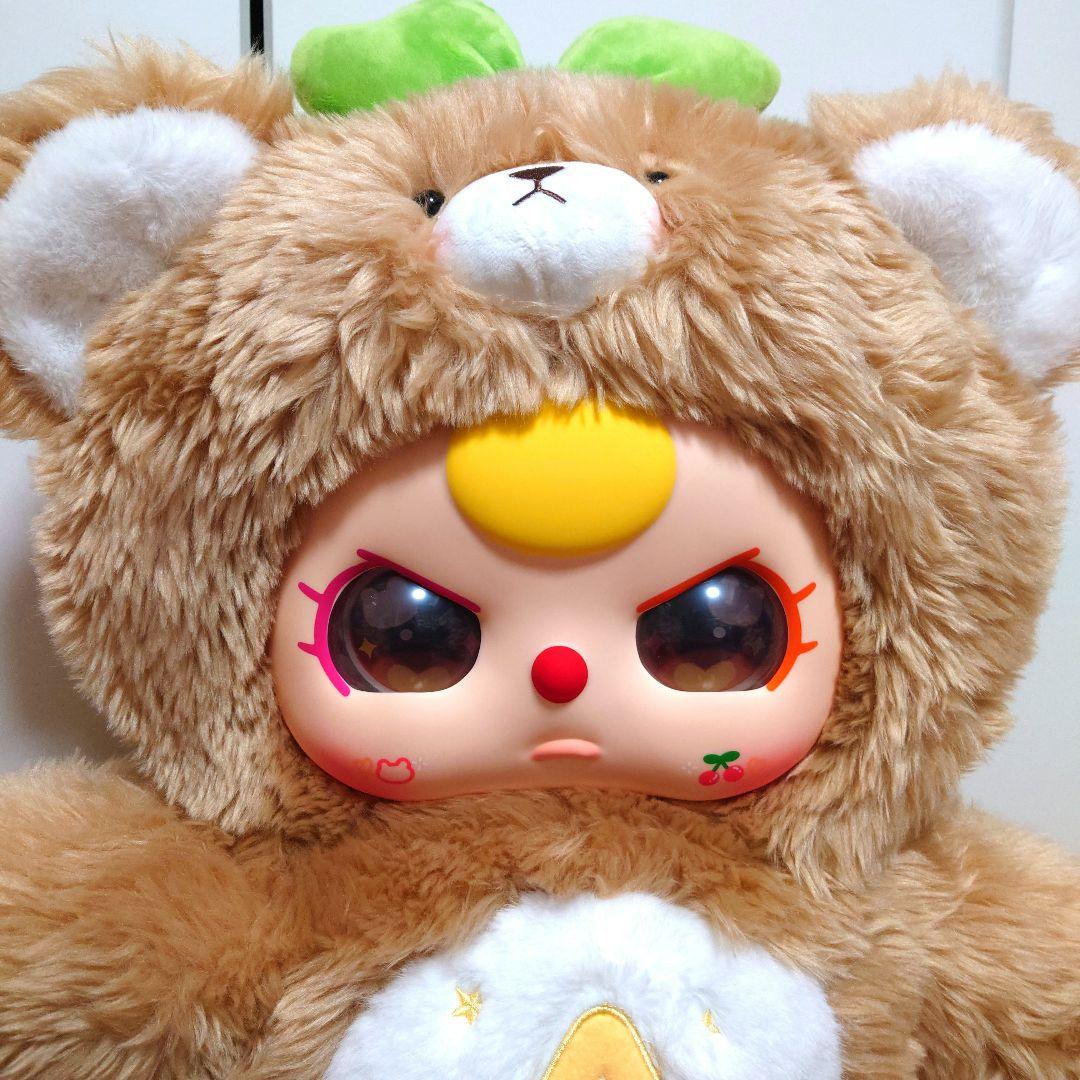 23日まで限定価格！　Babythree　1000%　茶色　くま親子　オッドアイ