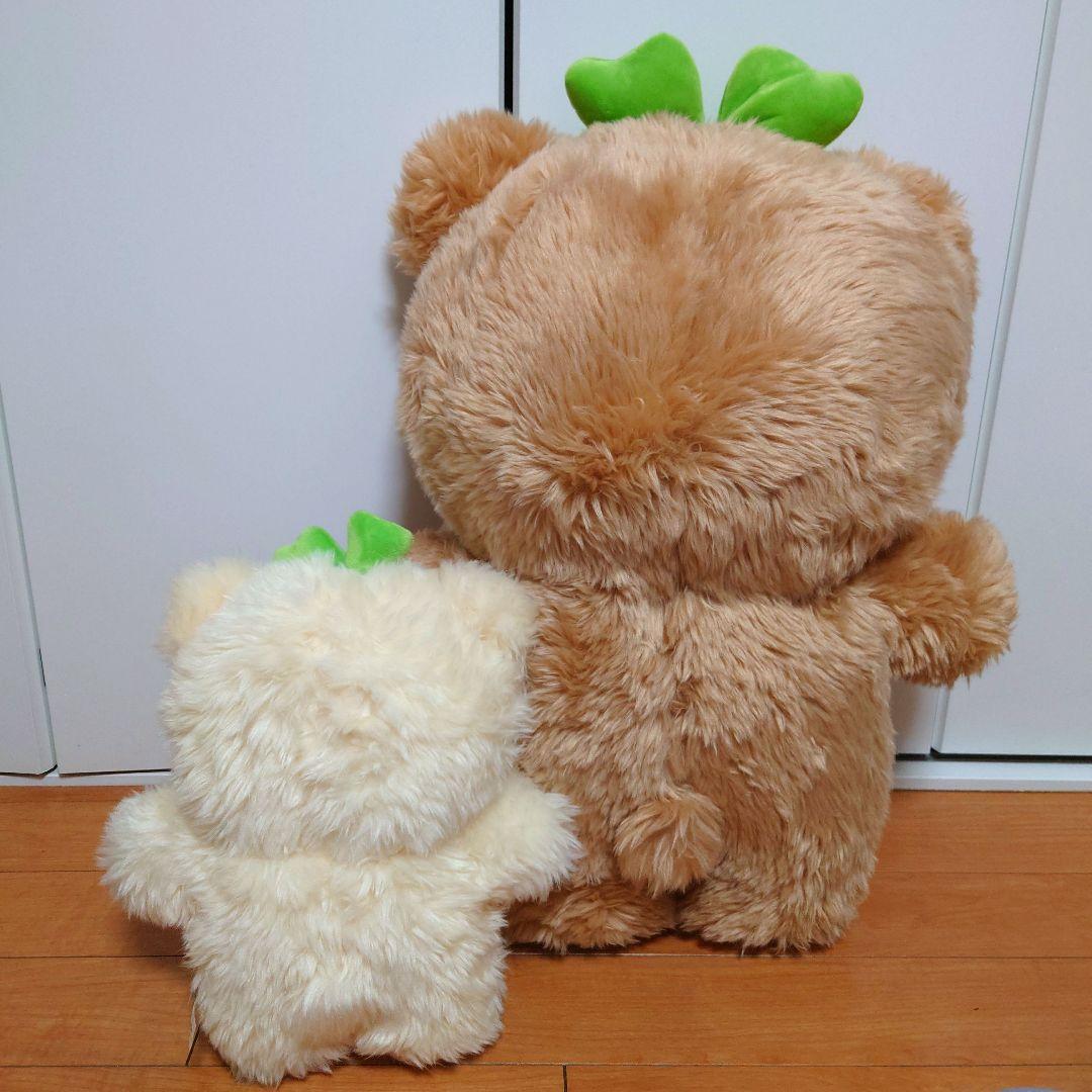 23日まで限定価格！　Babythree　1000%　茶色　くま親子　オッドアイ