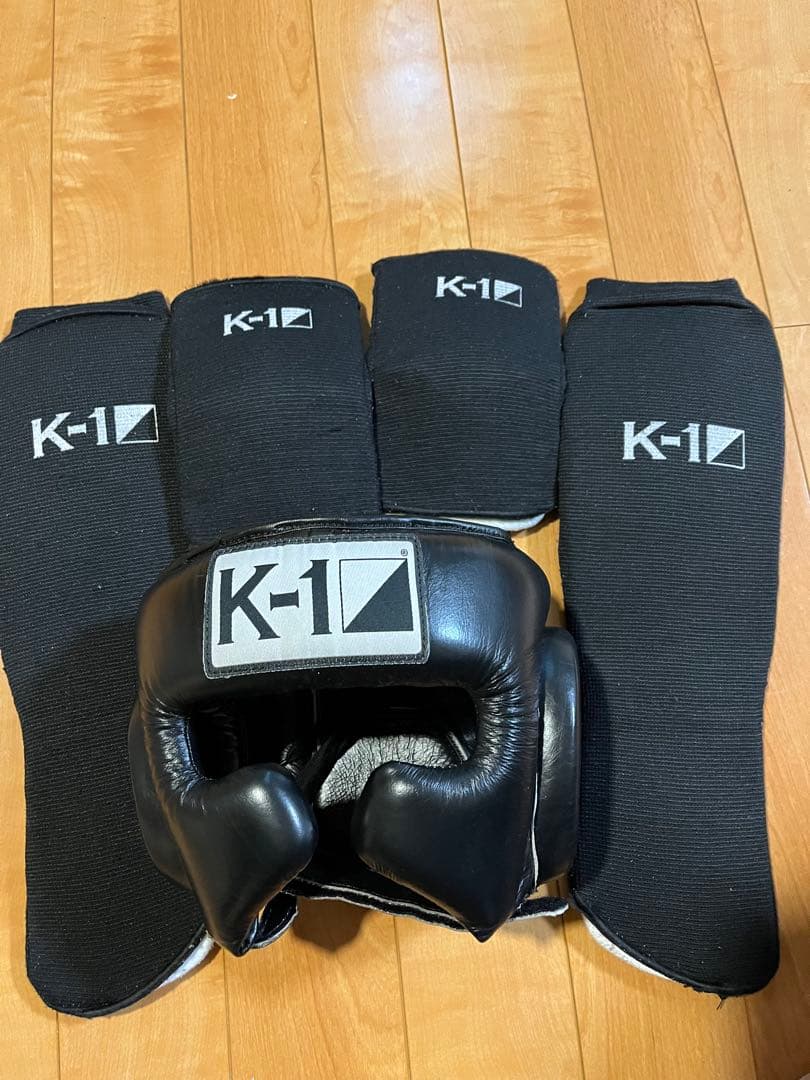 K-1 アマチュア　ヘッドギア　膝サポーター　脛サポーター