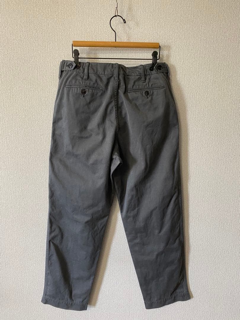 AURALEE WASHED FINX BUGGY SATIN PANTS［3］