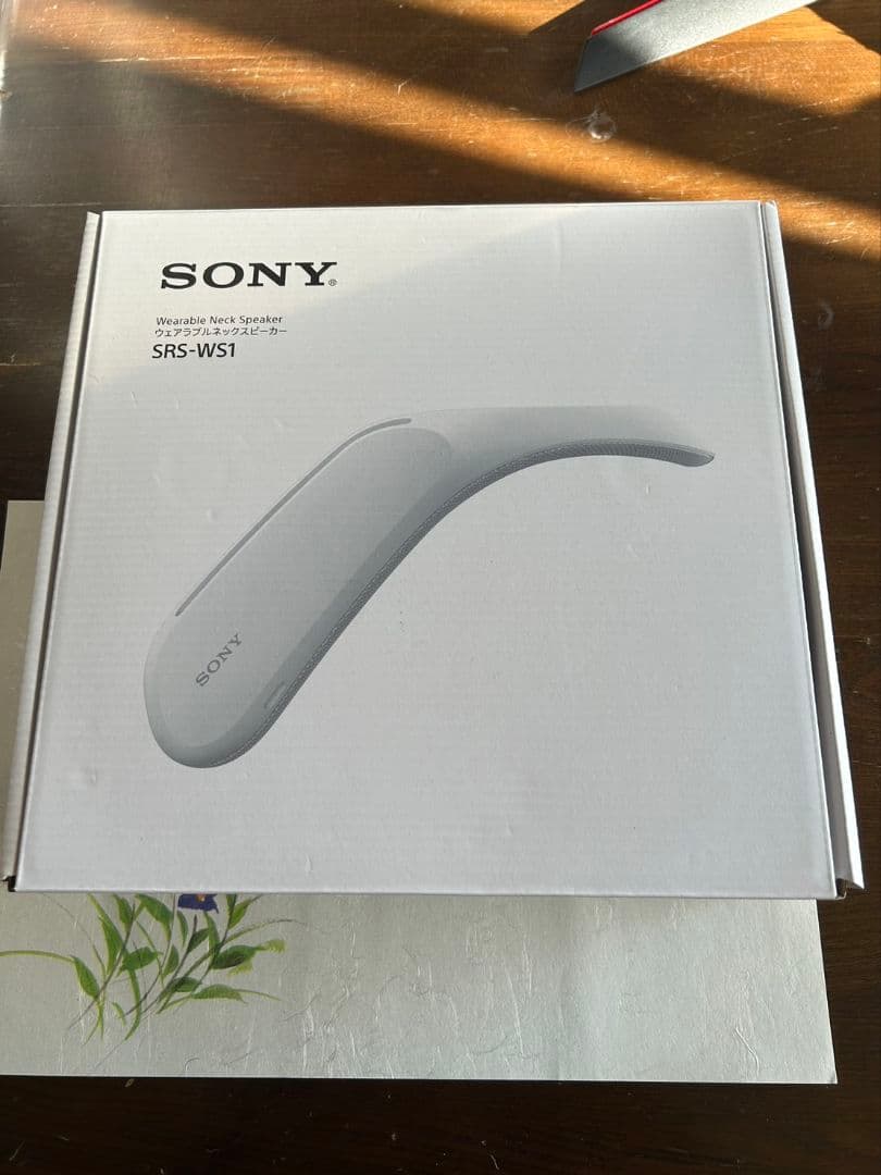 SONY SRS-WS1 ウェアラブルスピーカー　ネックスピーカー
