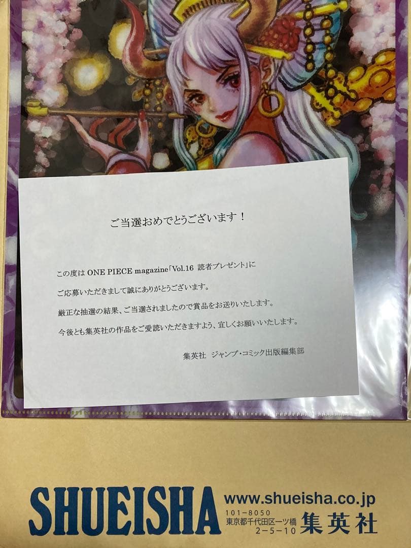 ワンピースマガジン　ヤマト　当選品　ファイル