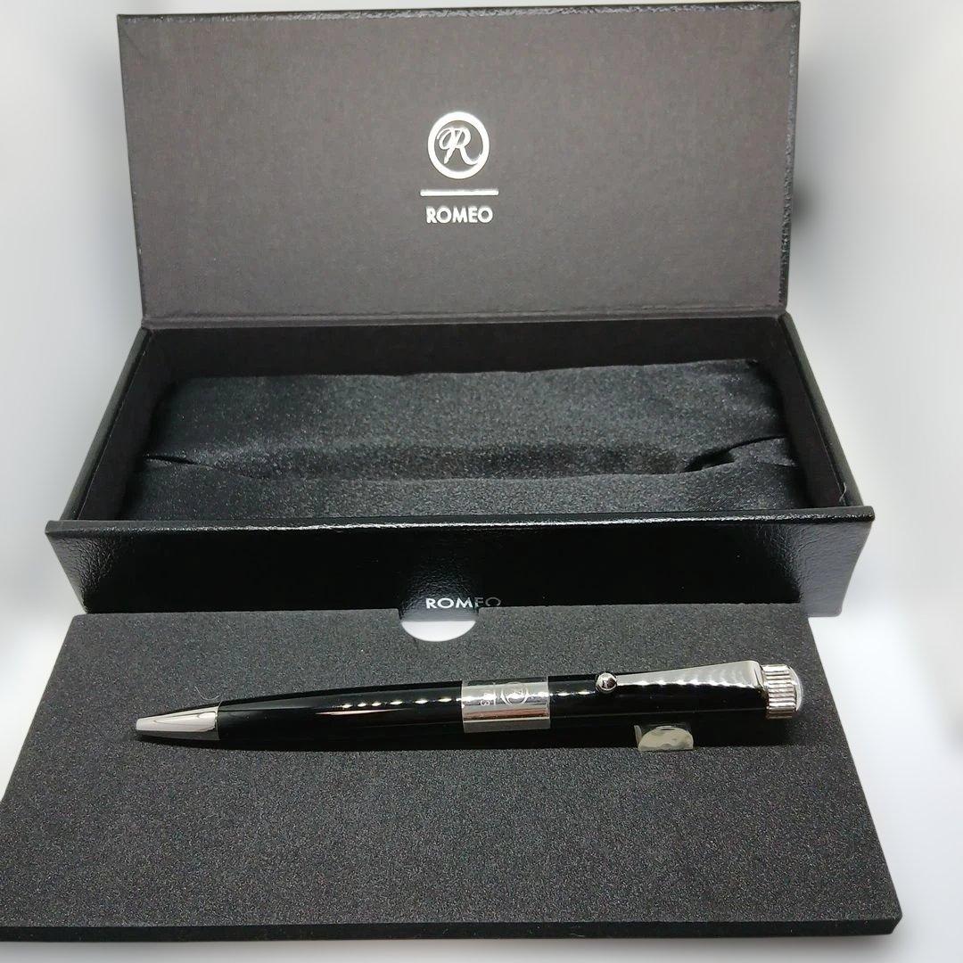 ROMEO　No.3　ブラック　細軸　 黒 ボールペン 本体