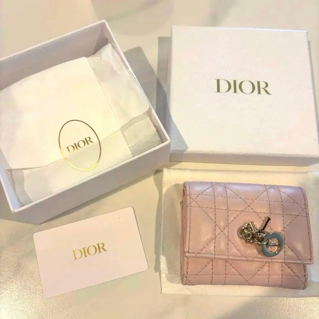新品Dior Hibiscus Lジップウォレット　三つ折り財布⭐︎未使用