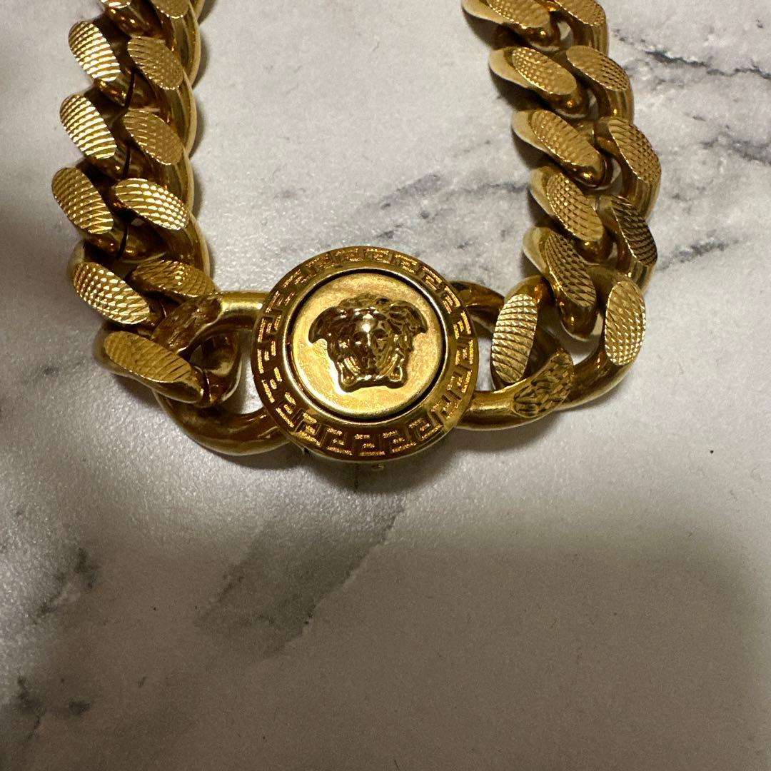 Versace ゴールド チェーンブレスレット 早い者勝ち