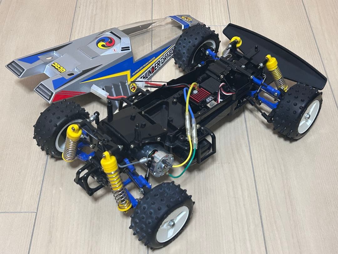 タミヤ スコーチャー シャーシ 当時物 サンダードラゴン ボディ 復刻版 メカ付