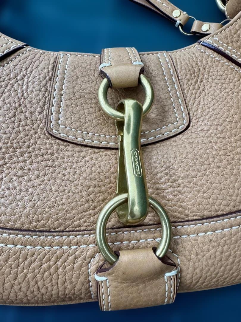 【希少】オールドコーチ セミショルダーバッグ ホーボー 10284 ブラウン 茶