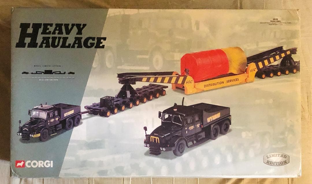 コーギー1/50スキャメル・コントラクター・ガーダートレーラーステーターコア