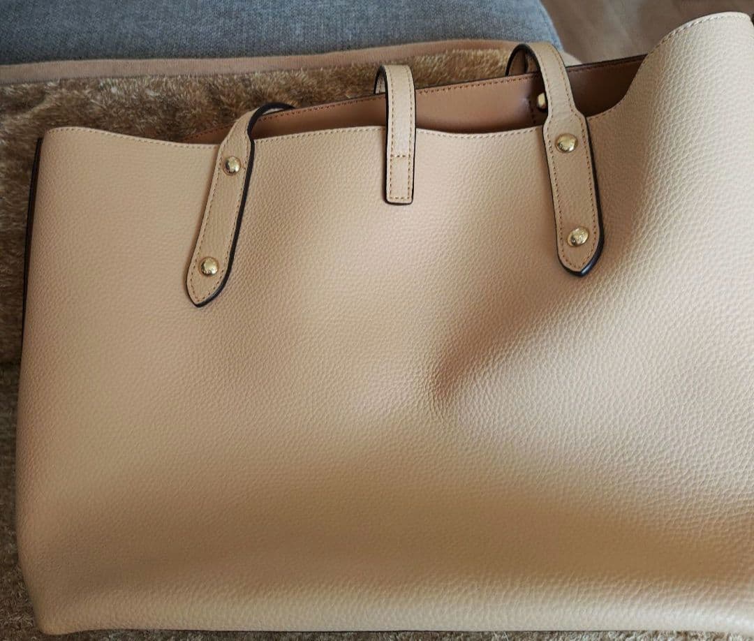 COACH ベージュ トートバッグ