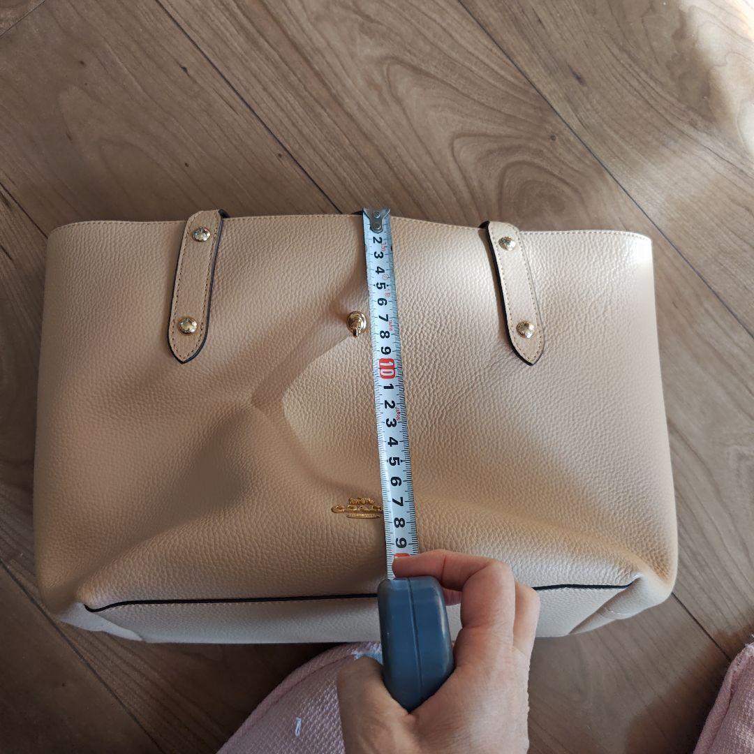 COACH ベージュ トートバッグ