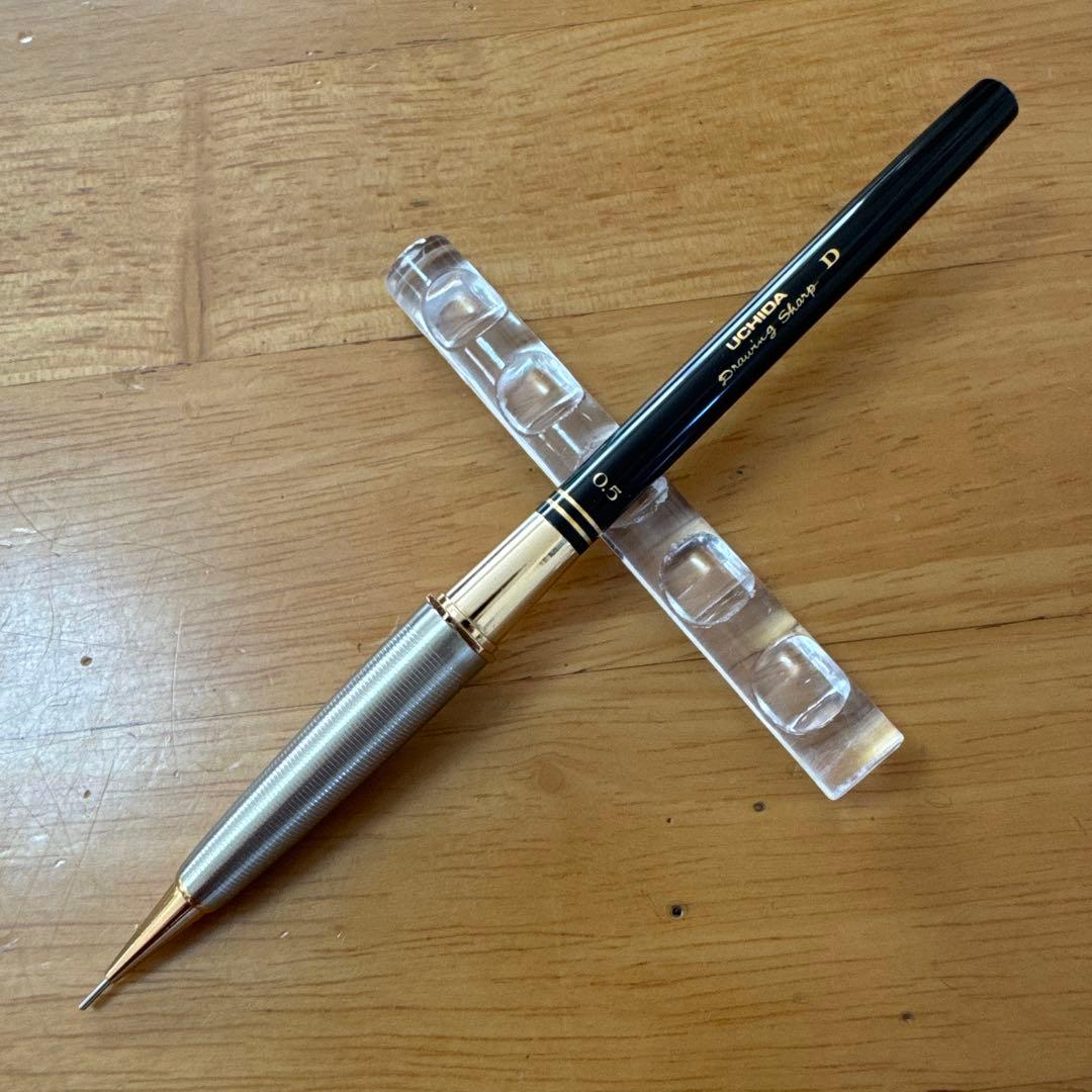 新品 廃盤 UCHIDA ウチダ ドローイングシャープ D型 シャーペン 0.5