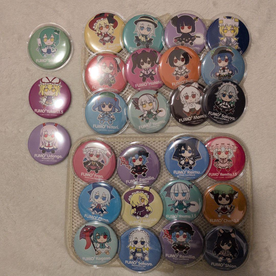 ふもキャラクター缶バッジセット 27個
