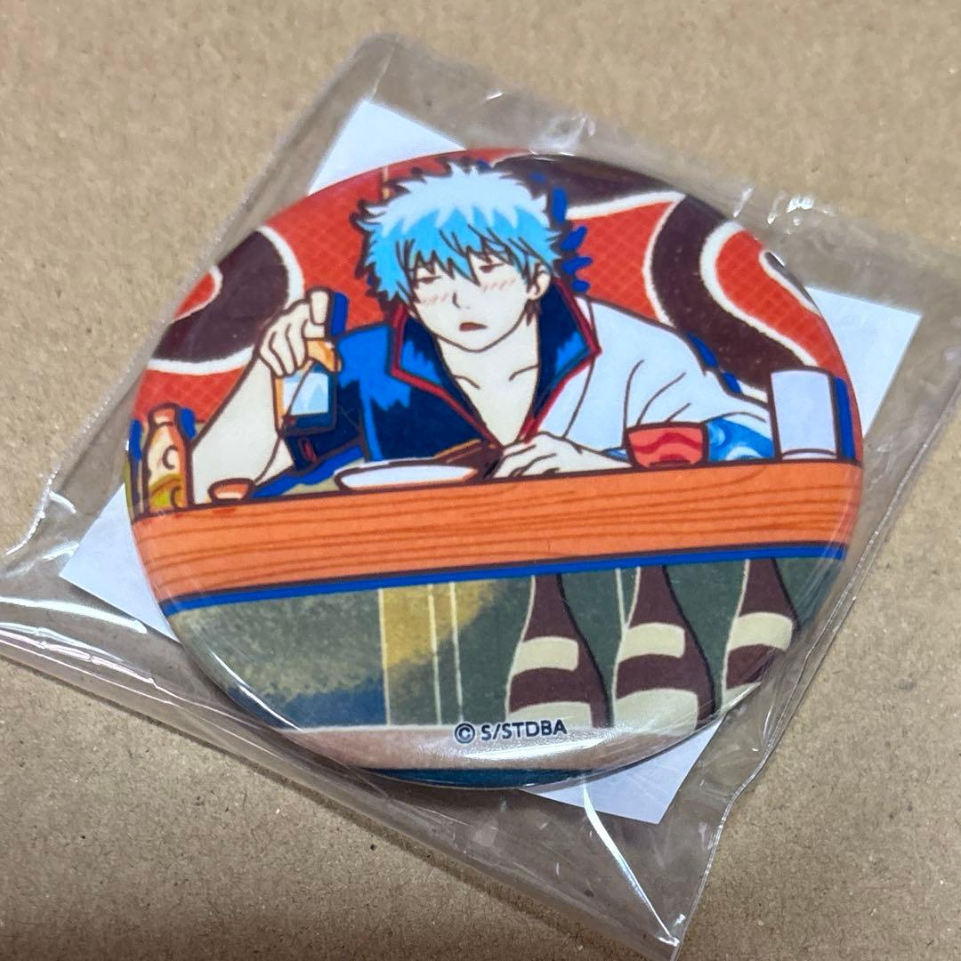 【レア】銀魂 JWorld 景品 坂田銀時 缶バッジ