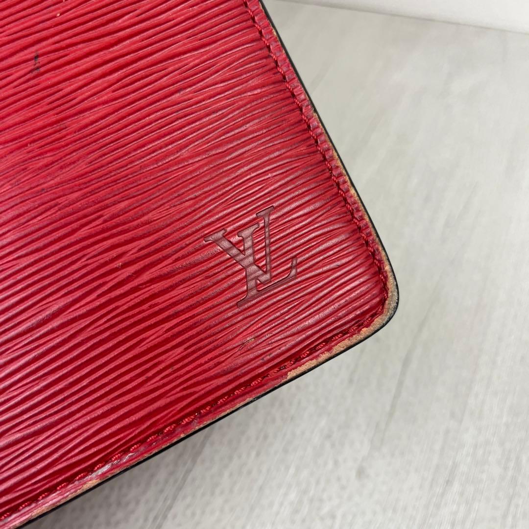 LOUIS VUITTON エピ リヴィエラ 赤 ハンドバッグ