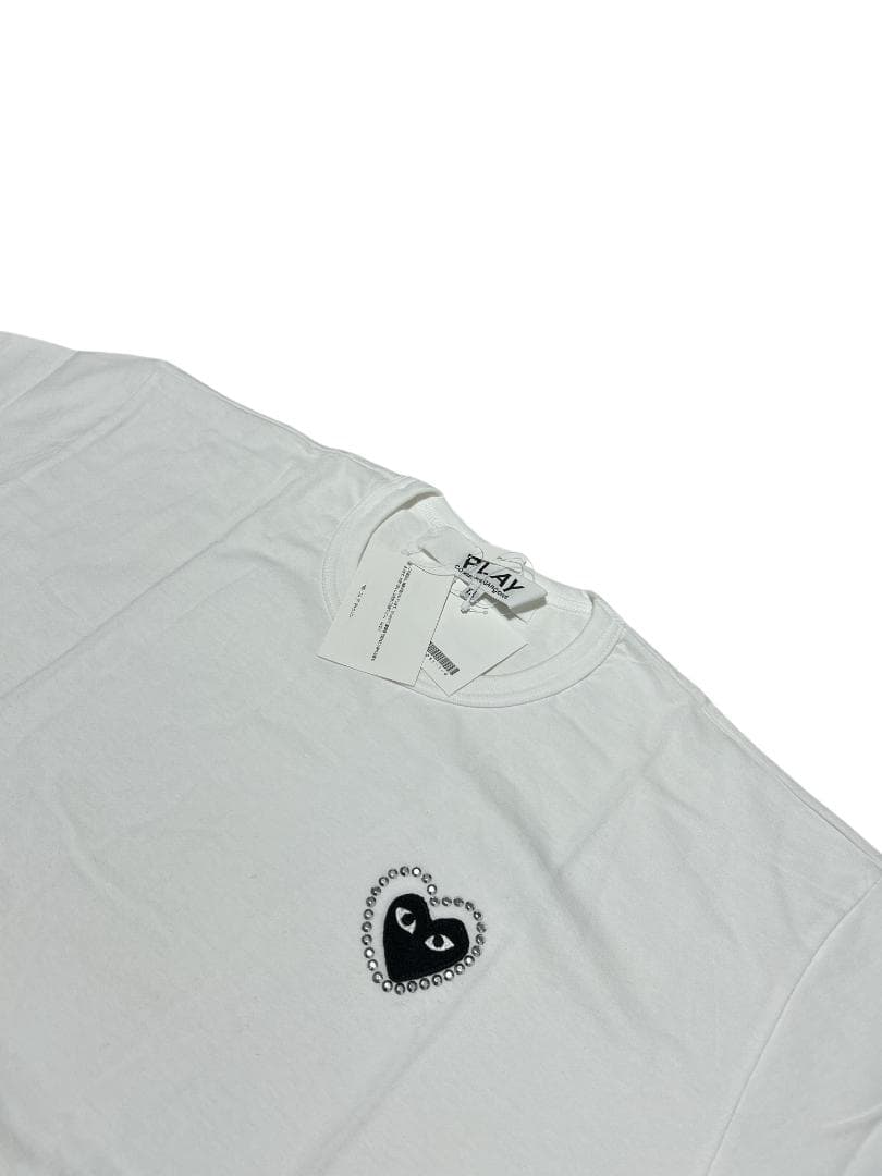 PLAY COMME des GARCONS HEART TEE ストーン XL