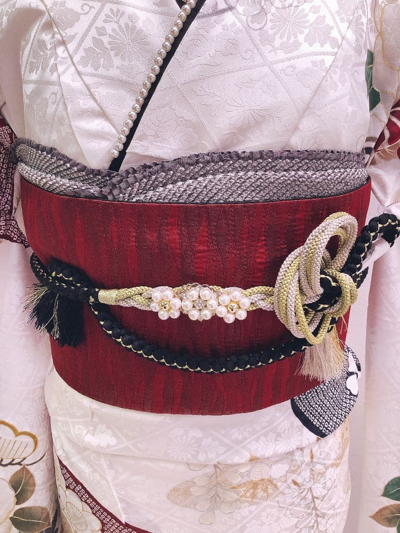 振袖フルセット　白古典