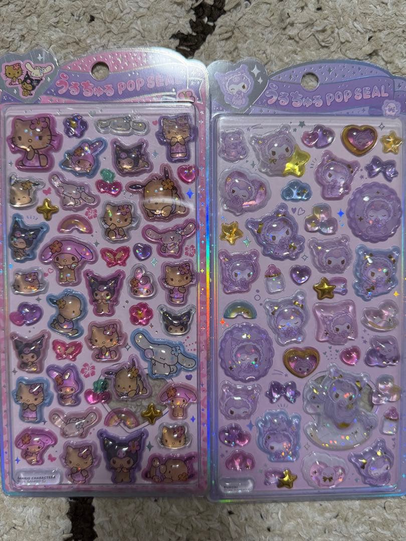 ボンボンドロップ　うるちゅるシール　15点　サンリオ　ちいかわ　ディズニー