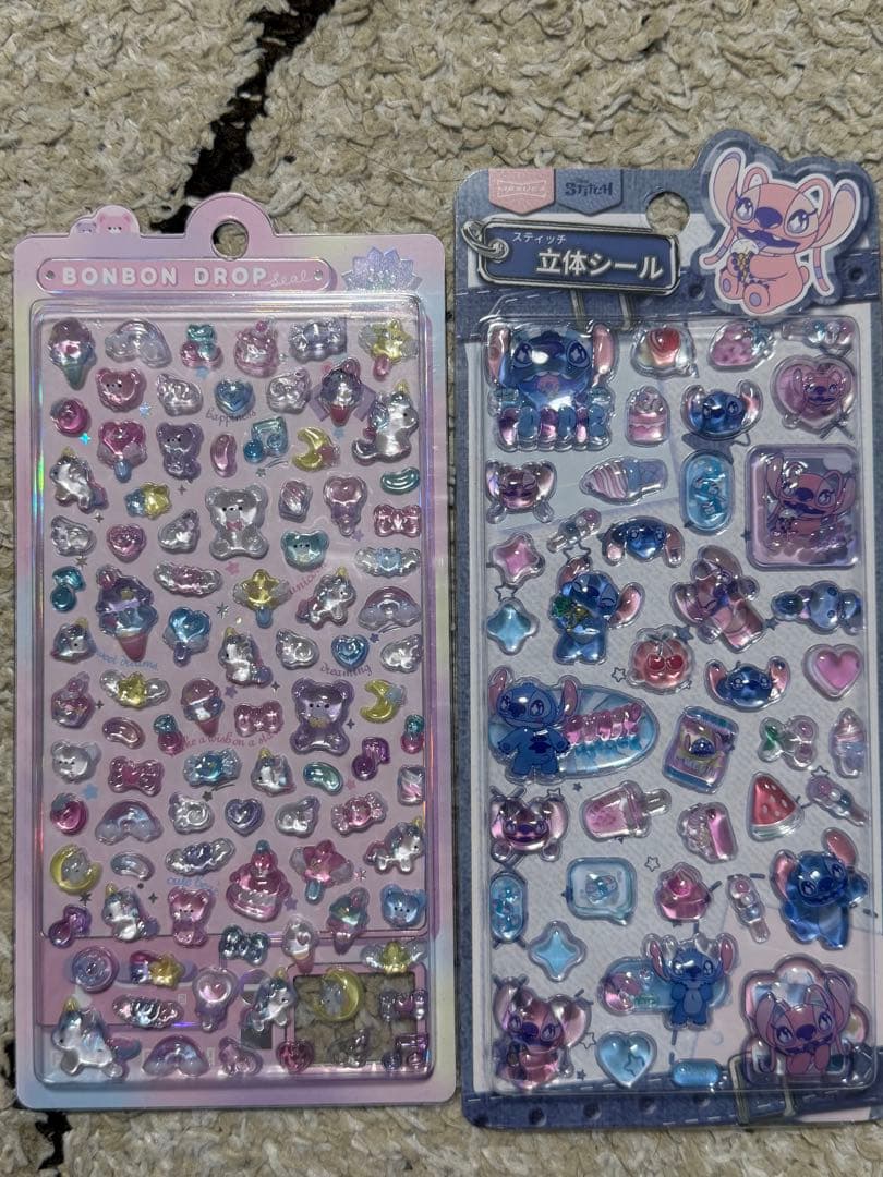 ボンボンドロップ　うるちゅるシール　15点　サンリオ　ちいかわ　ディズニー