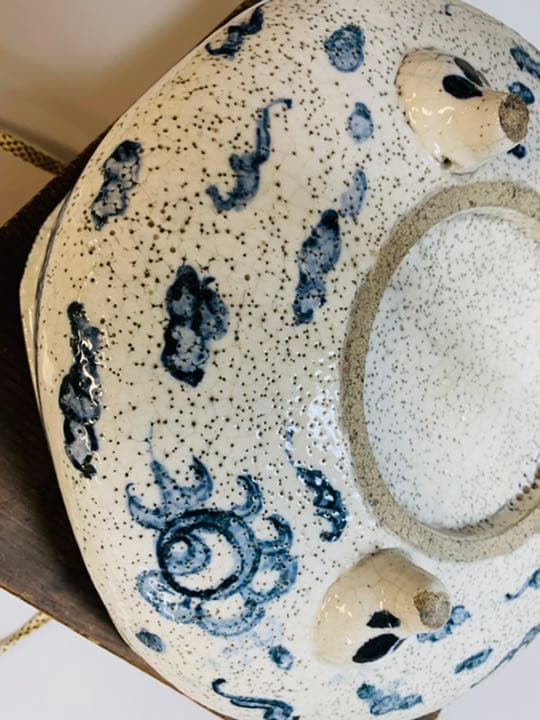 古瀬戸染付、元箱付き