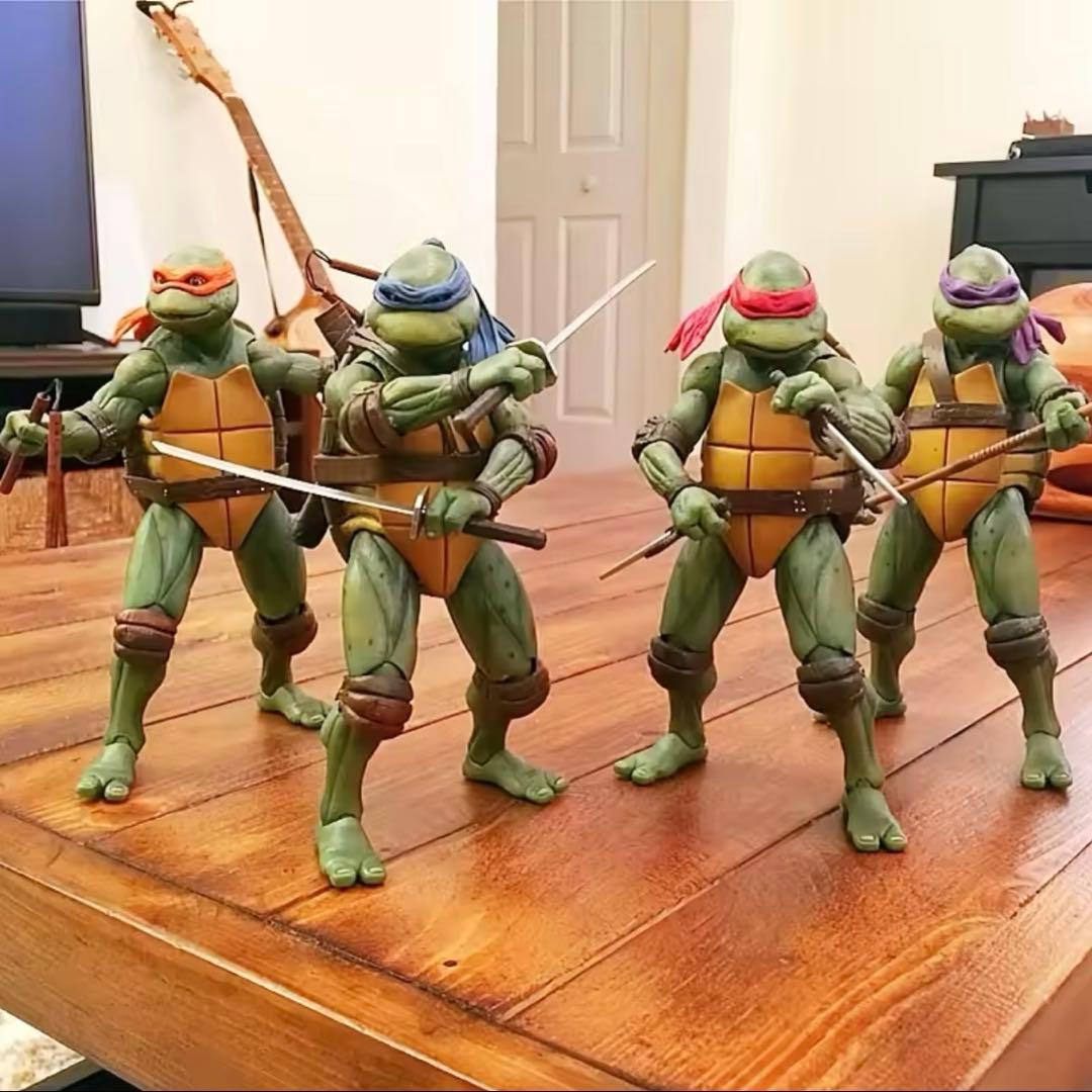 【新品】TMNT 4体セット フィギュア NECA ニンジャ・タートルズ