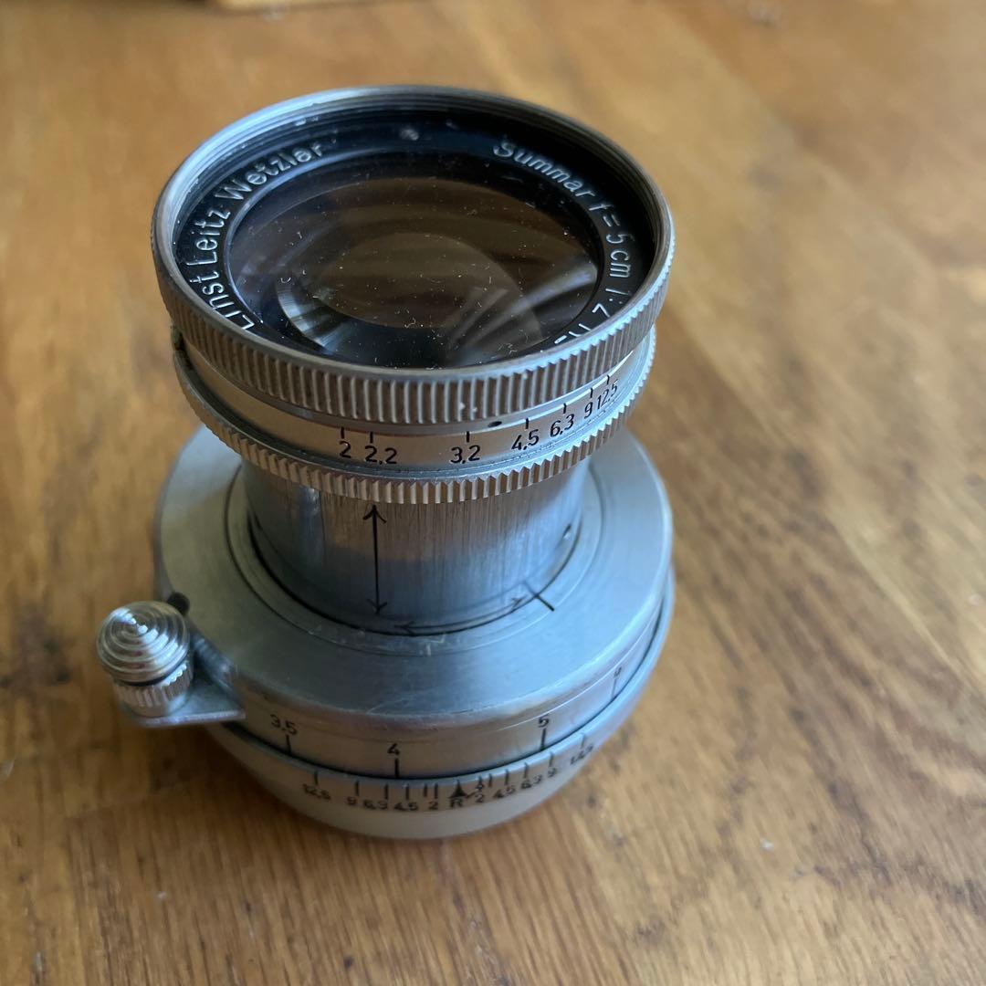 [山崎磨き]Leica Summar 5cm f/2 レンズ