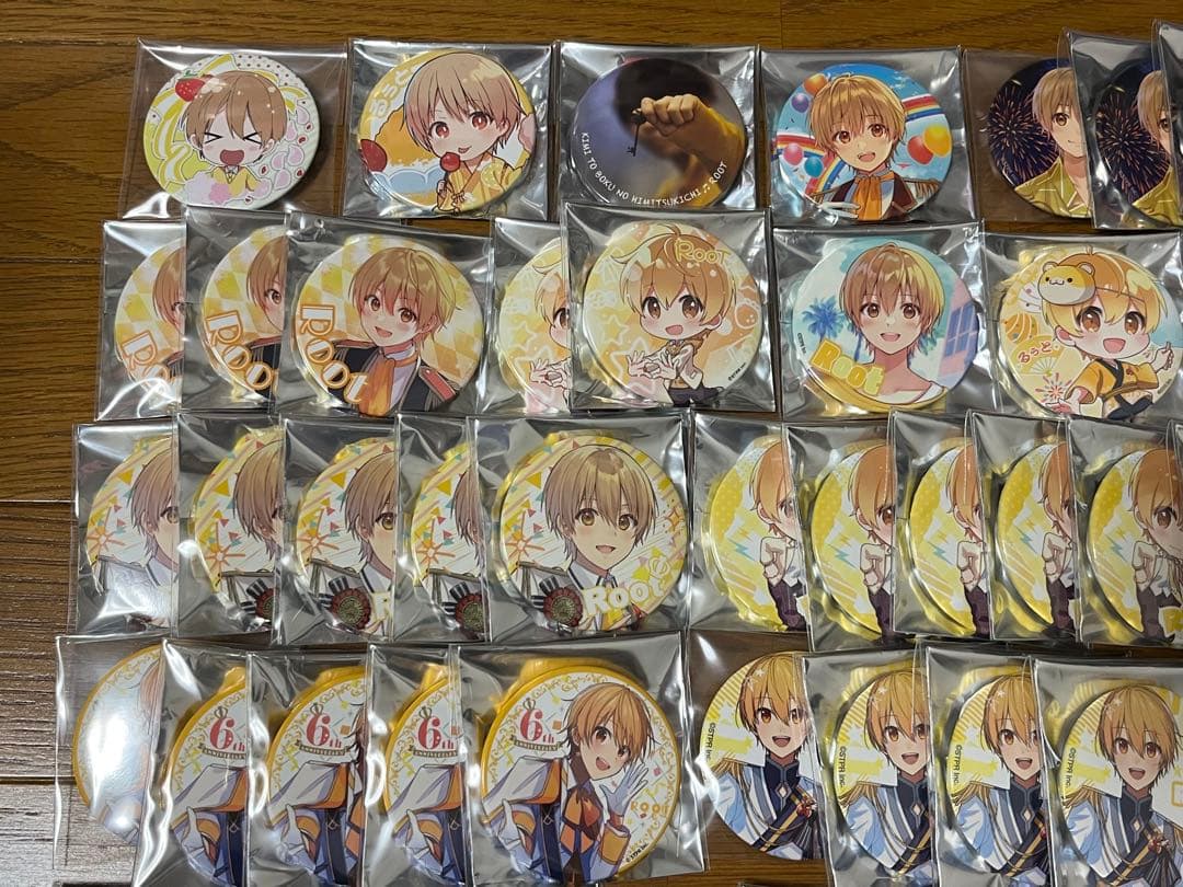 るぅとくん 缶バッジ 63個セット