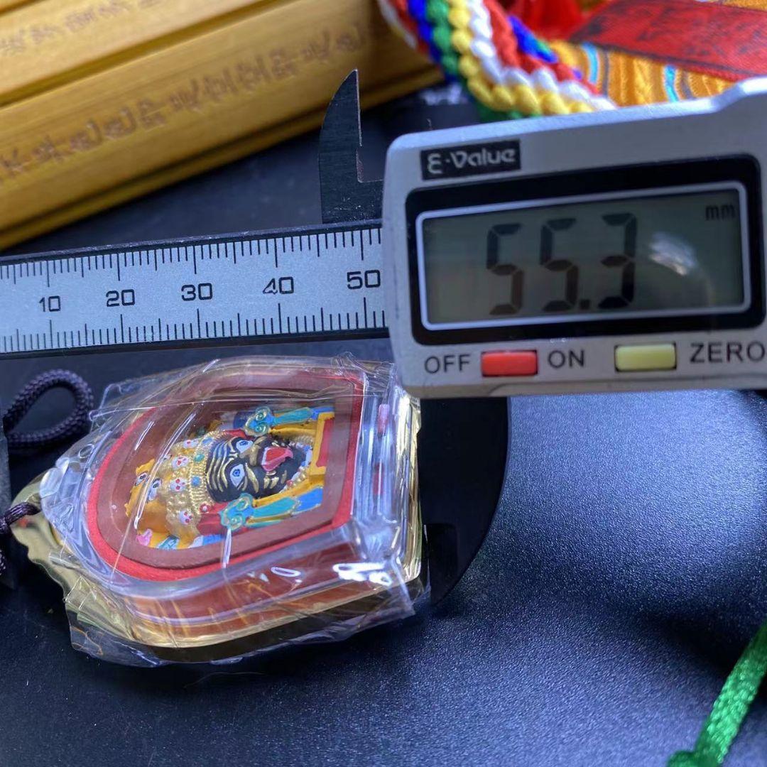 最強の金運！Ghau prayer box 彩繪 手描きザキラムペンダント八吉祥