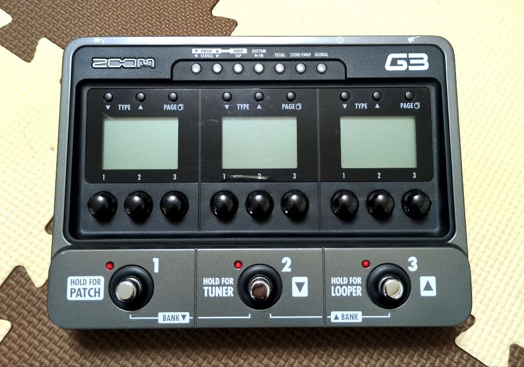 ZOOM G3 マルチエフェクター　箱　アダプター付