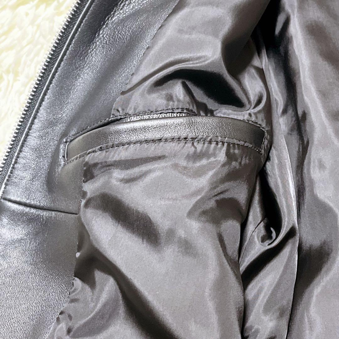 【美品】Nowadays MEN'S BIGI レザージャケット シングル 4