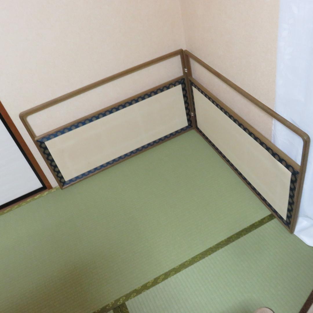 風炉先屏風 屏風 茶道具 茶の湯 両面 シミ 小傷あり