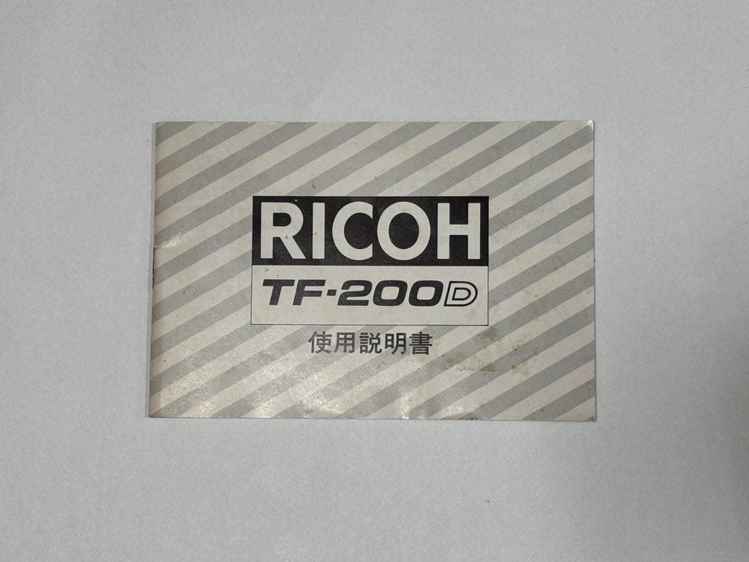 【動作確認済み】RICOH TF-200D コンパクトフィルムカメラ