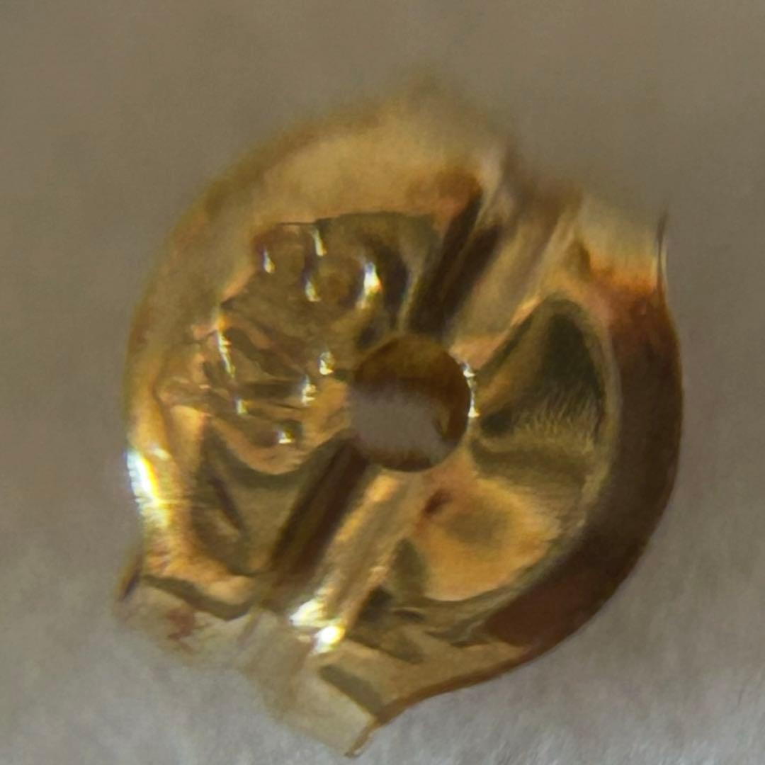 あこや本真珠　k18ピンクグリーン系ピアス(両耳用)