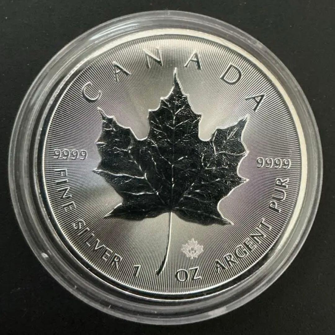 【本物保証 】 2021年 メイプルリーフ銀貨 カナダ 5ドル 1オンス 銀貨